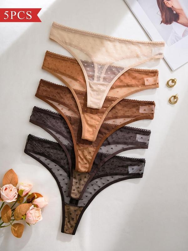 Sieviešu tanga komplekts no mezgatas auduma ar sirds rakstu, modal šķiedra, augsta josta, grafēnas oderes dzimumu zonā