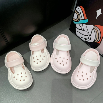 Sieviešu perforētās sandales — 6 cm bieza zole, EVA augšdaļa un zole, ātri žūst, elpojošas un ūdensnecaurlaidīgas, wrap-toe dizains