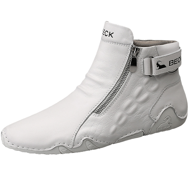 Martin bakancs férfiaknak - Felsőrész: top grain marhabőr, Talp: gumi, Lábujj forma: kerek, Bélés: fleece, Sarok magassága: középmagas 3-5 cm