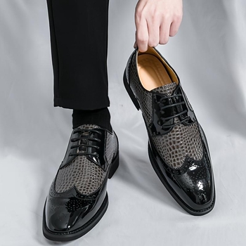 Ανδρικοί λοφέρ από ντένιμ για καλοκαίρι, στυλ casual/retro/street, μυτερή μύτη