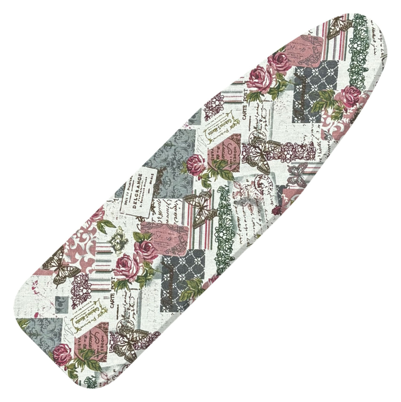 Κάλυμμα για επιφάνεια σιδερώματος – Εκτυπωμένος σχεδιασμός, Πολυεστέρας, Υψηλής θερμοκρασίας επίστρωση, Αντι-καύμα, Θερμική μόνωση