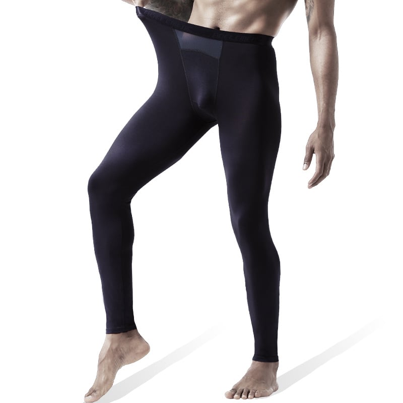 Ανδρικά ζεστά slim-fit cropped παντελόνια από ίνες αναγεννημένης κυτταρίνης, μονόστρωμα