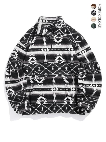 Corduroy Rabbit Hair Hooded Jacket, Fitted, Thin, Drawstring and Zipper Hem, Casual Style