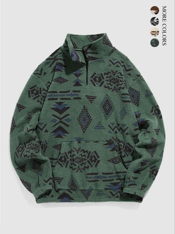 Corduroy Rabbit Hair Hooded Jacket, Fitted, Thin, Drawstring and Zipper Hem, Casual Style