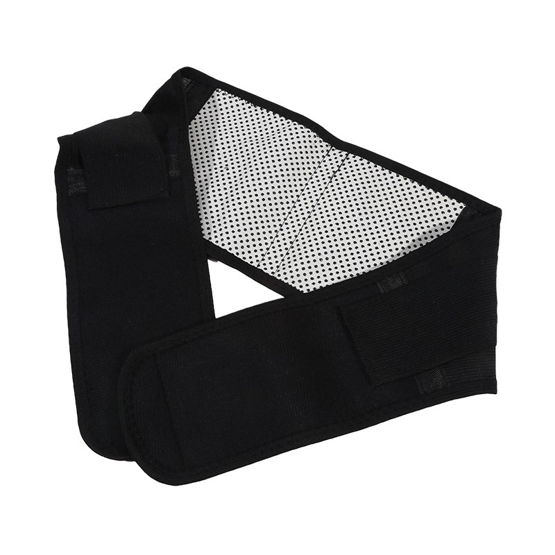 Самозагряващ пояс за кръста с турмалин; магнитен композитен плат за нагряване и велкро; за възрастни; подходящ за здравословен масаж и колоездене