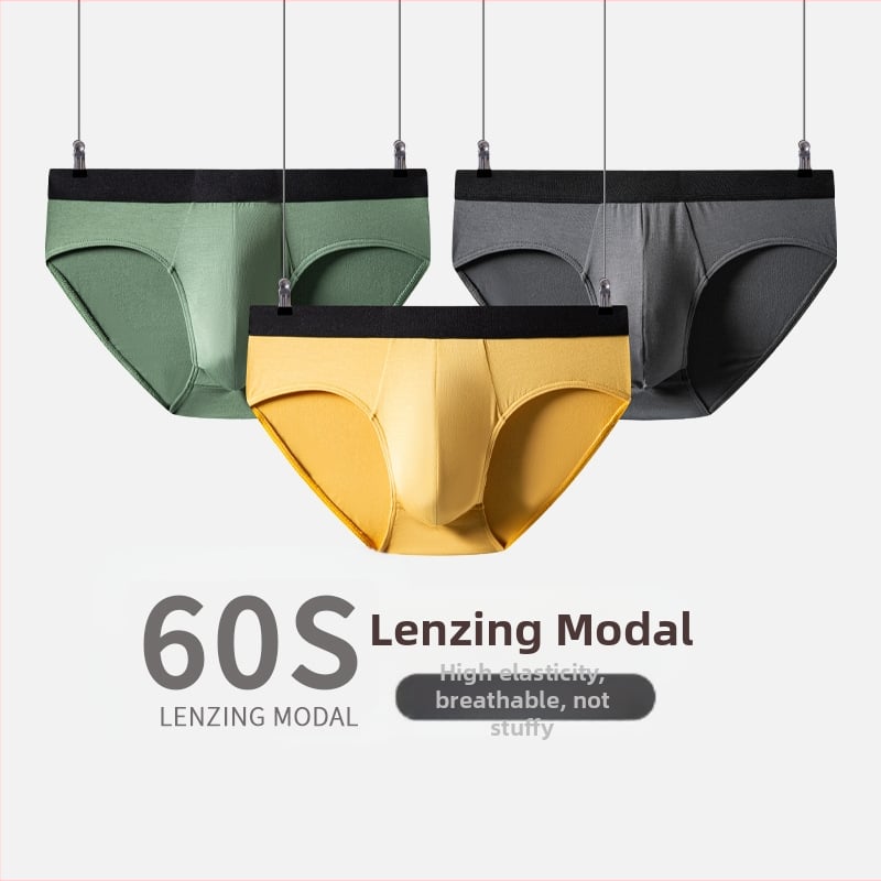 Boxeri bărbați, modal 60s, tricot respirabil, antibacterian, talie medie