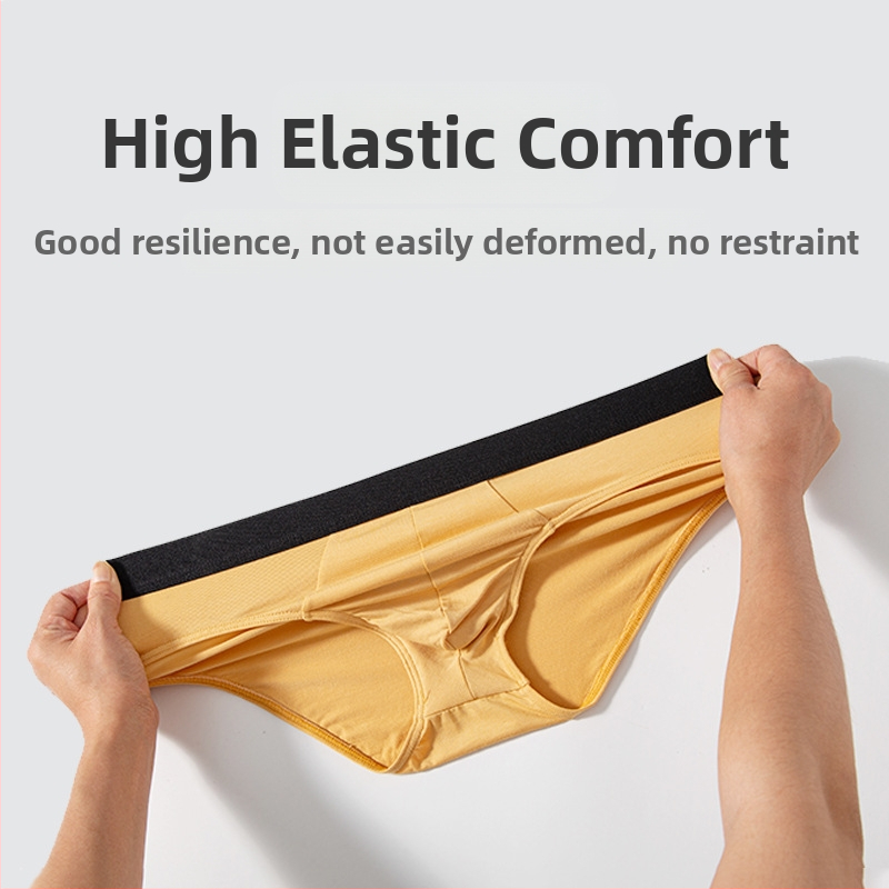 Pánske briefs, 60s modalná tkanina, priedušné a antibakteriálne, stredný pás