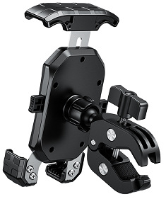 Kewig universālais tālruņa turētājs no sakausējuma ar automatisku aizslēgu