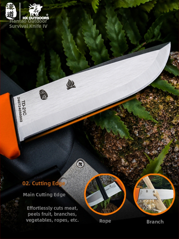 4ης γενιάς επιβίωσης εξωτερικού χώρου μαχαίρι - λεπίδα με ευθύγραμμη ακμή για διάνοιξη της ζούγκλας, πολυλειτουργικό μαχαίρι κάμπινγκ - μοντέλο F98SJ6JH85J7JH