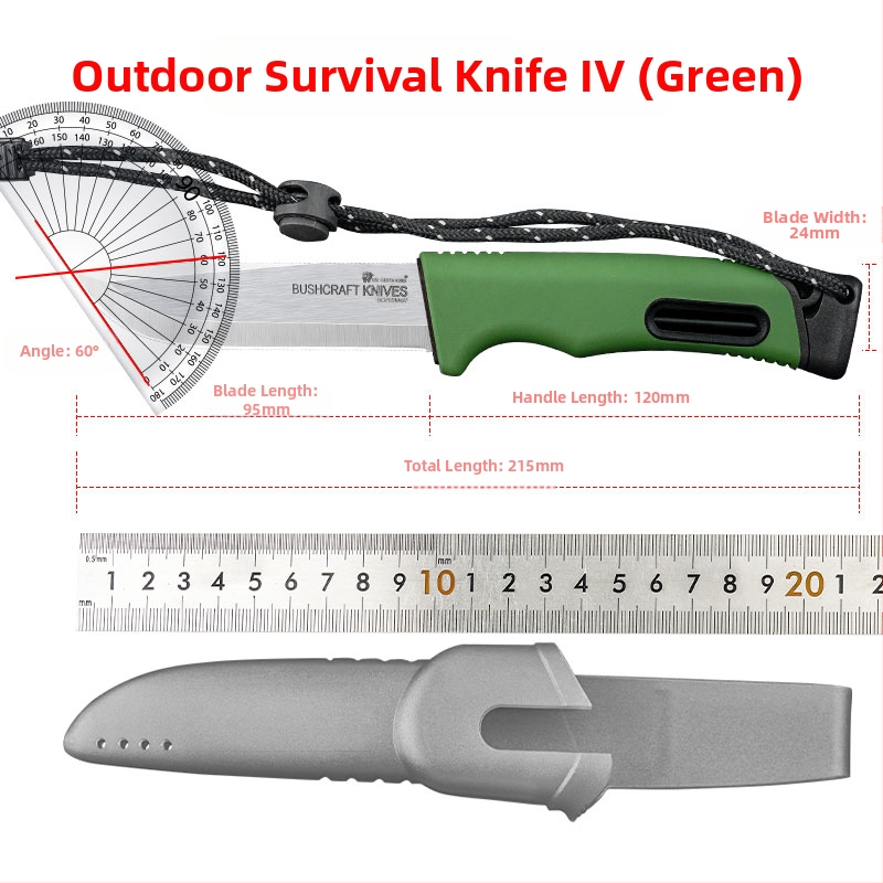 4ης γενιάς επιβίωσης εξωτερικού χώρου μαχαίρι - λεπίδα με ευθύγραμμη ακμή για διάνοιξη της ζούγκλας, πολυλειτουργικό μαχαίρι κάμπινγκ - μοντέλο F98SJ6JH85J7JH