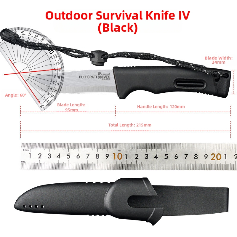 4ης γενιάς επιβίωσης εξωτερικού χώρου μαχαίρι - λεπίδα με ευθύγραμμη ακμή για διάνοιξη της ζούγκλας, πολυλειτουργικό μαχαίρι κάμπινγκ - μοντέλο F98SJ6JH85J7JH