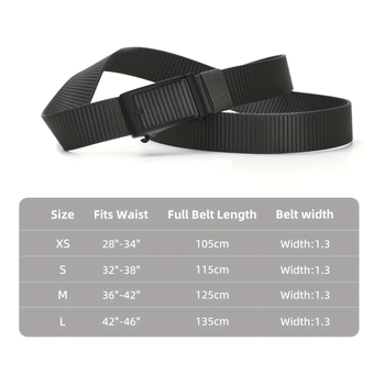 Ανδρικός ιμάντας με ratchet, υφαντό νάιλον, πόρπη από κράμα με πείρο, λεπτός σχεδιασμός, πλάτος μικρότερο από 2 cm, κυκλοφορία άνοιξη 2025