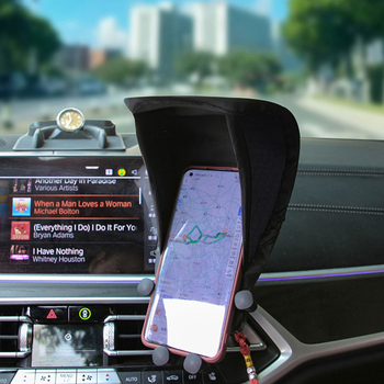 Autótelefon és műszerfal napellenző – összecsukható, antireflexiós, univerzális kompatibilitás, modell F77HJT789M6MMS