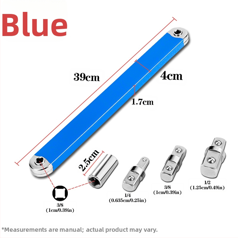 Κλειδί επέκτασης μπάρας αυτοκινήτου, για αποσυναρμολόγηση σε στενές σχισμές, διπλής κεφαλής, ηλεκτροπλατινωμένο ατσάλι A3, βάρος 0,72 kg, Μάρκα Other