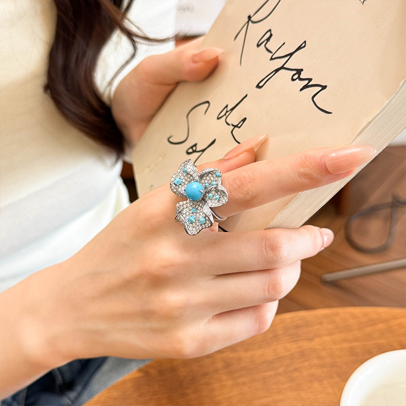 Σκουλαρίκια από χαλκό, μορφή λουλουδιού, ακίδες από 925 ασήμι, ηλεκτροπλατίωση – Liyu Jewelry