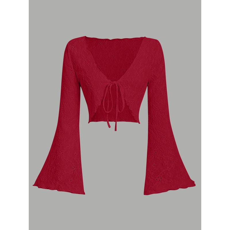 Moteriška megztinė su Batwing rankovėmis suknelė, Chenille audinys, apykaklė kaip marškinėlis, gėlių įsiuvų detalė, ruduo 2022