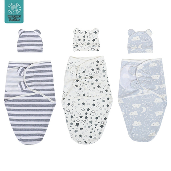 Bebin spavaći zavojni vreć od 95% pamuka, stil kokon, sve sezone, za uzrast 0–3 godine