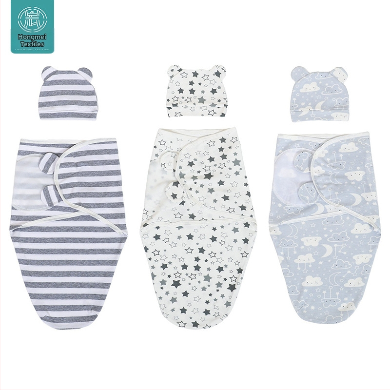 Bebin spavaći zavojni vreć od 95% pamuka, stil kokon, sve sezone, za uzrast 0–3 godine