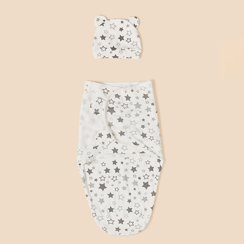 Bebin spavaći zavojni vreć od 95% pamuka, stil kokon, sve sezone, za uzrast 0–3 godine