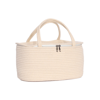 Κάδος αποθήκευσης από βαμβακερό σκοινί – φορητός, μοντέρνος μινιμαλισμός, μοντέλο: καλάθι αποθήκευσης από βαμβακερό σκοινί
