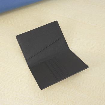 Θήκη διαβατηρίου Zolanc από γνήσιο δέρμα, διπλής όψης κατασκευή, 2 πτυχώσεις, unisex, πολλαπλές θήκες για κάρτες, επένδυση πολυεστέρα