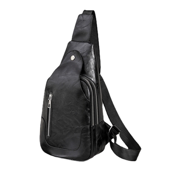 Τσαντάκι μασχάλης από PU • κάθετη τετράγωνη μορφή • κλείσιμο με φερμουάρ • κρυφή τσέπη με φερμουάρ • επένδυση πολυεστέρα