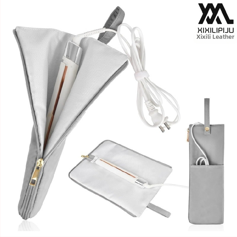 Garbanų formavimo plaukų garintuvo laikymo krepšys — nailonas, kubo formos, daugiafunkcinis, japonų stilius, kelionėms, atsparus iki 300°C