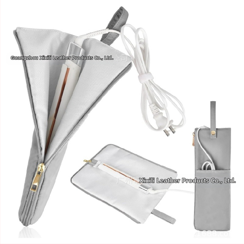 Garbanų formavimo plaukų garintuvo laikymo krepšys — nailonas, kubo formos, daugiafunkcinis, japonų stilius, kelionėms, atsparus iki 300°C