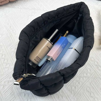 Τσάντα καλλυντικών από βαμβάκι, κυβοειδούς σχήματος, πολυλειτουργική, μοντέλο D-57