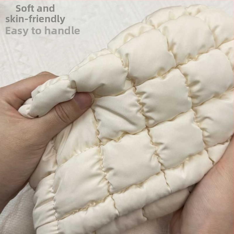 Kozmetická taška z bavlny, kubického tvaru, viacúčelová, model D-57