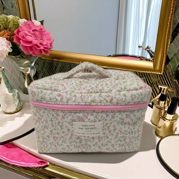 Τσαντα μακιγιάζ, από ύφασμα, διπλώνεται, ιαπωνικό στυλ, αποθήκευση μακιγιάζ