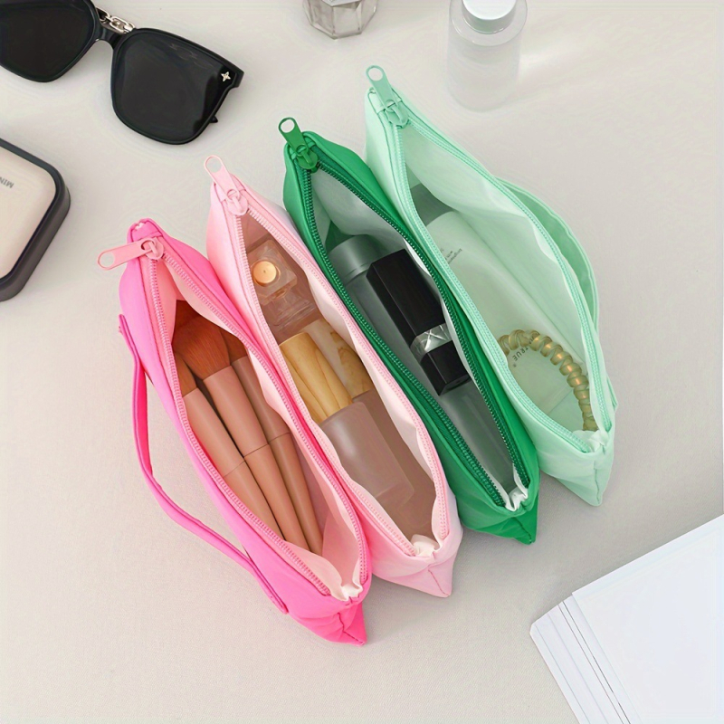 Četru neilona kosmētikas maisiņu komplekts – salokāmi, ūdensizturīgi, ultra viegli, unisex