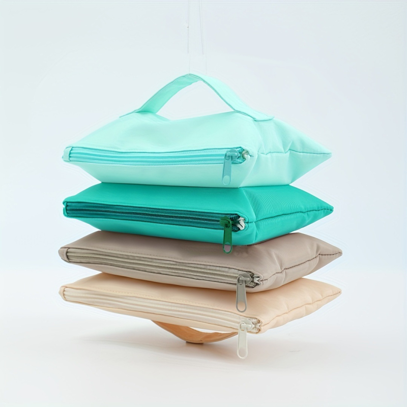 Četru neilona kosmētikas maisiņu komplekts – salokāmi, ūdensizturīgi, ultra viegli, unisex