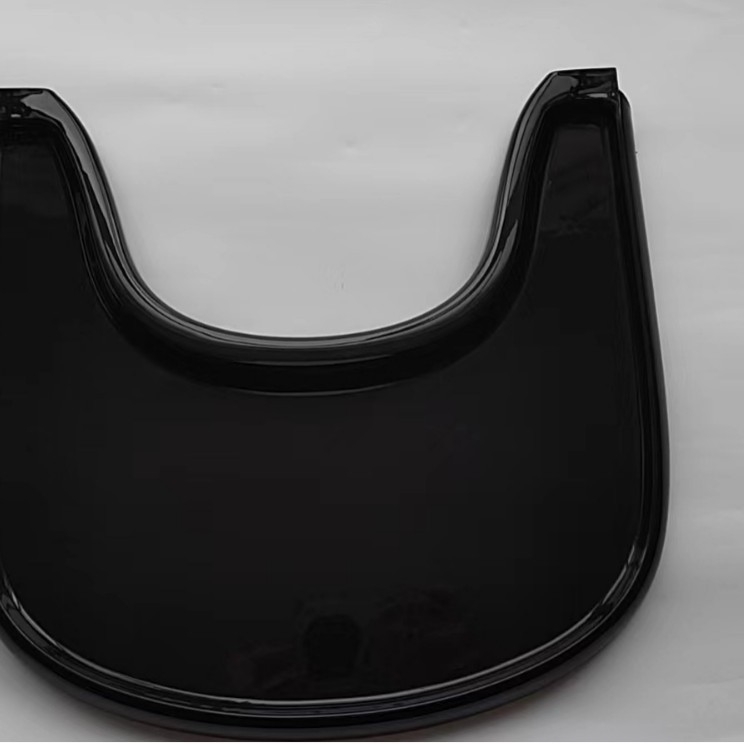 Barošanas paliktnis bērnu krēsliņam, plastmasas, apaļš, viengabala veidota virsma, Korejas stils