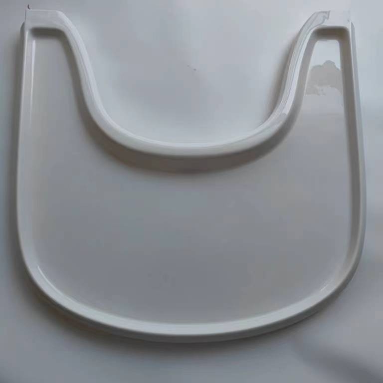 Barošanas paliktnis bērnu krēsliņam, plastmasas, apaļš, viengabala veidota virsma, Korejas stils