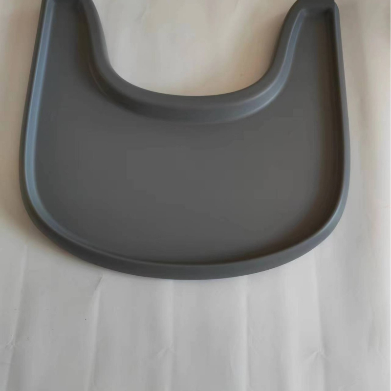 Barošanas paliktnis bērnu krēsliņam, plastmasas, apaļš, viengabala veidota virsma, Korejas stils