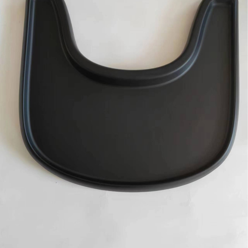 Barošanas paliktnis bērnu krēsliņam, plastmasas, apaļš, viengabala veidota virsma, Korejas stils