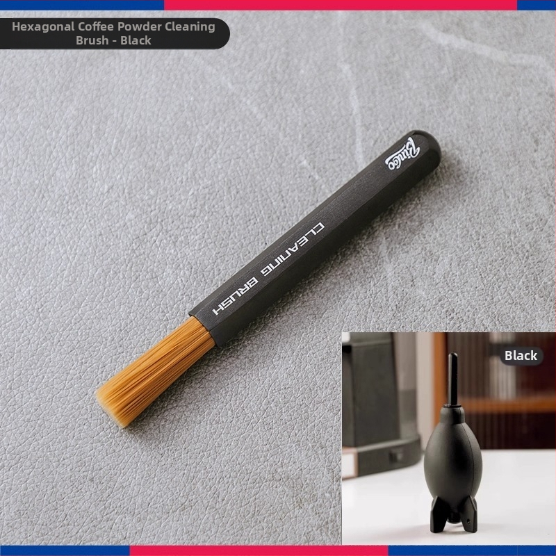 Bincoo Βούρτσα Καφέ – Καθαριστικό εργαλείο από κράμα αλουμινίου για μπαρ καφέ και μύλο καφέ – Σύγχρονο μινιμαλιστικό στυλ