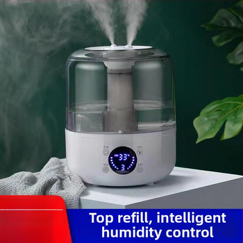 Υπερηχητικός Υγραντήρας με Διαχυτή Αρώματος για Υπνοδωμάτιο, 3 Εξόδοι Ομίχλης, Δεξαμενή >10 L, Ανοξείδωτο Ατσάλι, Κατάλληλο για 41–60 m²
