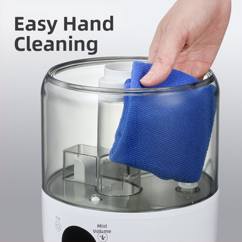 Υπερηχητικός Υγραντήρας με Διαχυτή Αρώματος για Υπνοδωμάτιο, 3 Εξόδοι Ομίχλης, Δεξαμενή >10 L, Ανοξείδωτο Ατσάλι, Κατάλληλο για 41–60 m²