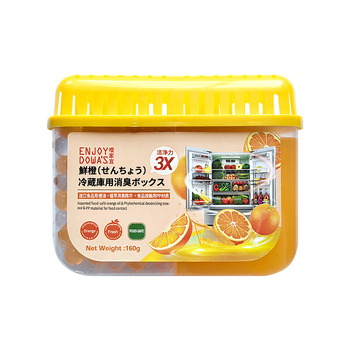 Κουτί αποσμητικού για ψυγείο ENJOY DOWA\'S — Άρωμα πορτοκάλι και γαρδένια, 160 g, 48 τεμ