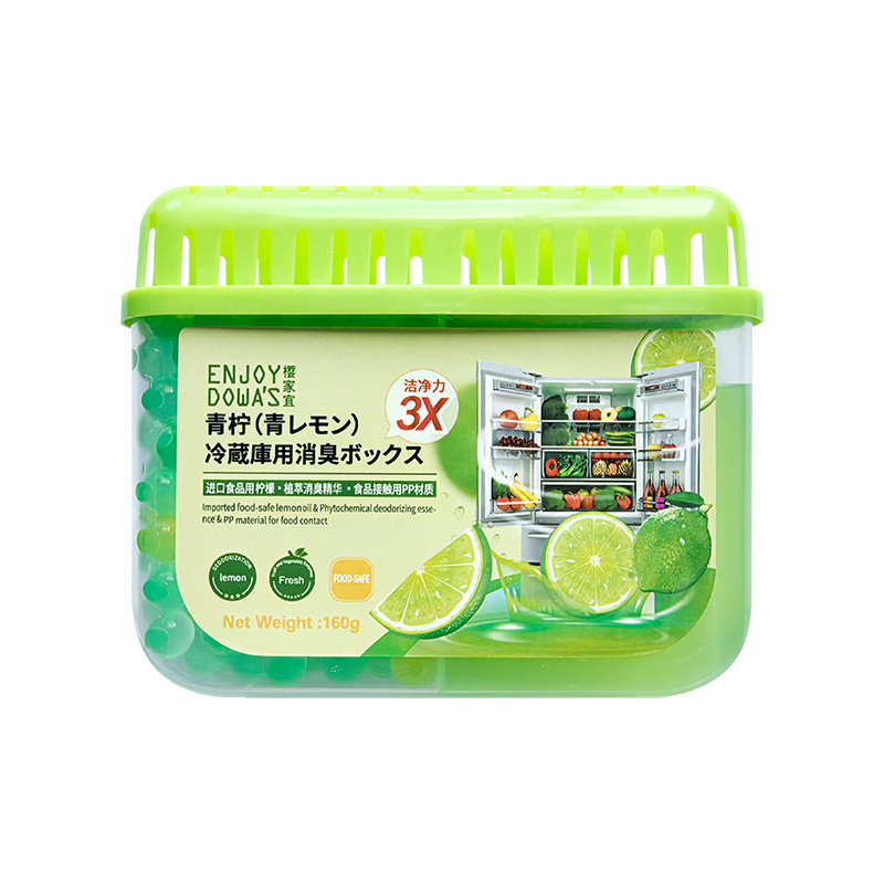 Κουτί αποσμητικού για ψυγείο ENJOY DOWA'S — Άρωμα πορτοκάλι και γαρδένια, 160 g, 48 τεμ