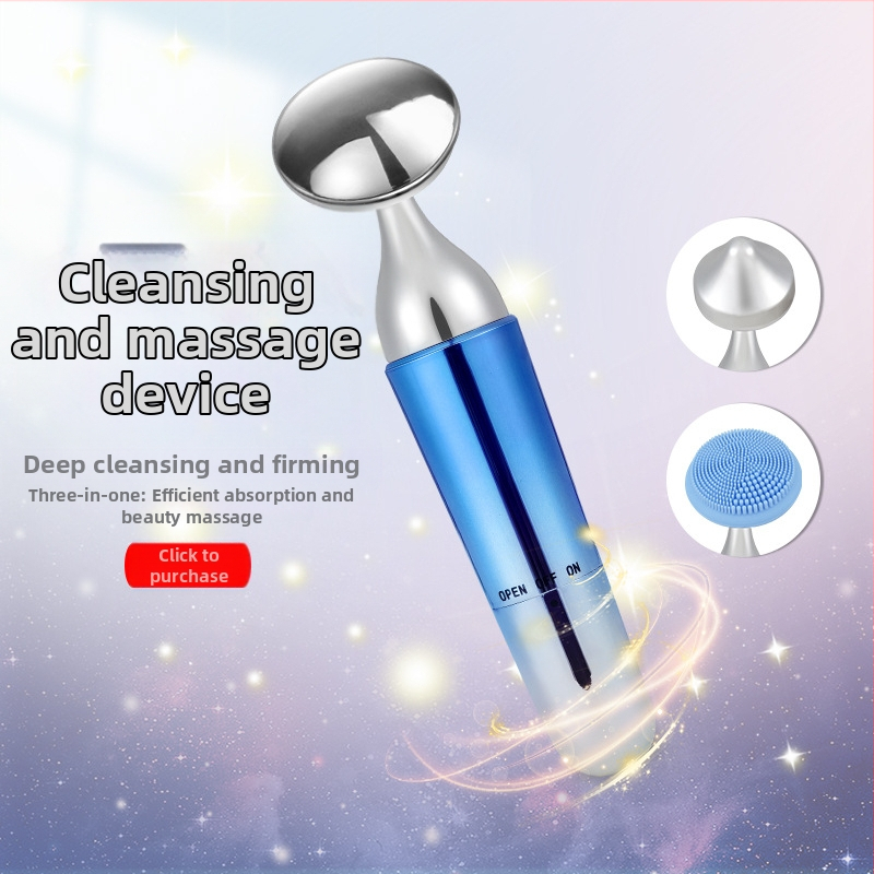 Neolithic Три в едно устройство за красота за лице – почистване на лицето и подмладяване на кожата, ABS корпус, IPX1 водоустойчиво, модел SM18, преносимо за домашна употреба.