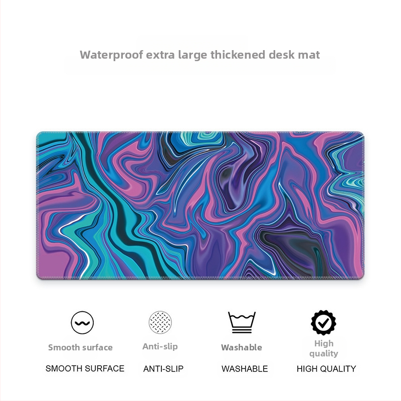 Didelis guminis pelės kilimėlis, neslidus paviršius, spauda, OEM užsakymas