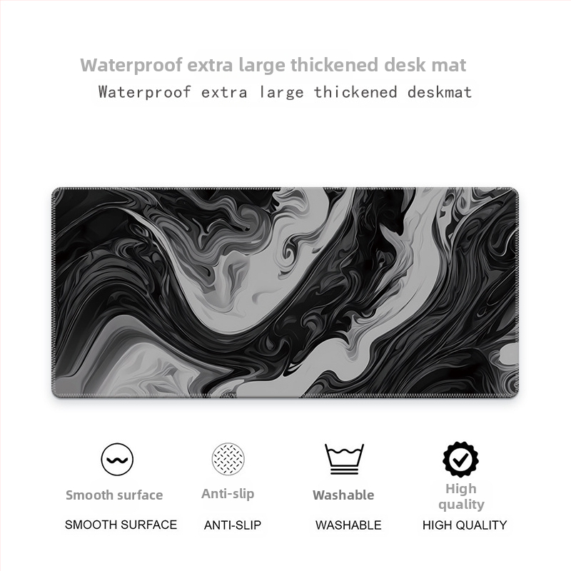 Didelis guminis pelės kilimėlis, neslidus paviršius, spauda, OEM užsakymas