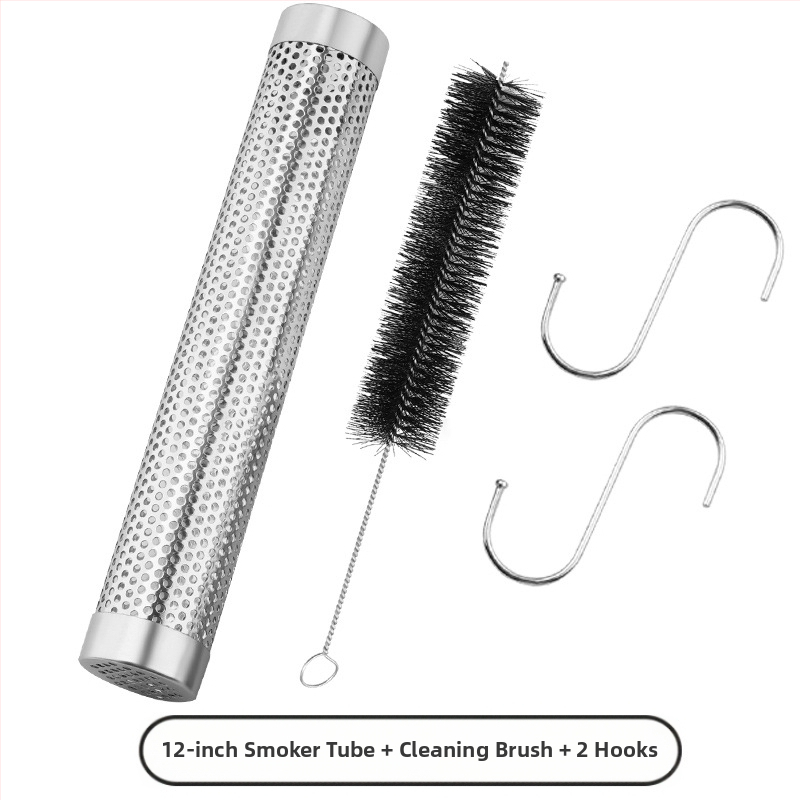 Ανοξείδωτος σωλήνας καπνίσματος για μπάρμπεκιου | Μοντέρνος μινιμαλιστικός σχεδιασμός | Μάρκα GF | Διαθέσιμη προσαρμογή με λογότυπο