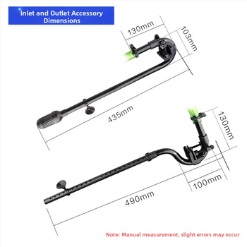 Sensen σειρά Φίλτρο Κάδου Φιτίνγκς — Είσοδος/Έξοδος Νερού, Μεμβρανική Σωλήνα Απομάκρυνσης Λάδιου, Συναρμολόγηση Σωλήνα Καταιονισμού