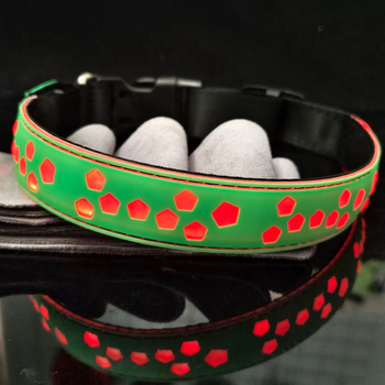 Νάιλον κολάρο για κατοικίδια Ottershimeng με LED φωτισμό RGB και 15 λειτουργίες