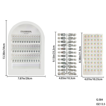 Πίνακας επίδειξης νυχιών με μαγνητικές δοκιμαστικές κάρτες (Κατηγορία προϊόντος: Πίνακας επίδειξης νυχιών; Επωνυμία: Οικιακή μάρκα; Κοινό: Γενικό κοινό)