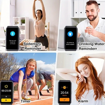 CY22 inteligentný náramok s meraním srdečného tepu, krvného tlaku, saturácie kyslíkom, sledovaním spánku, výdržou batérie 7–14 dní